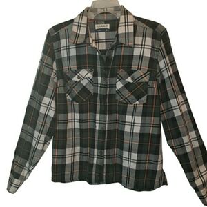 Magellan womens XL fish gear button up shirt long roll tab sleeves . 7021